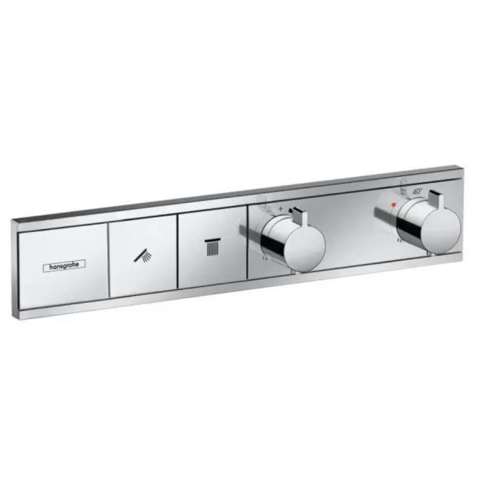 Inbyggnadsduschset Hansgrohe RainSelect + Kielle Vega krom