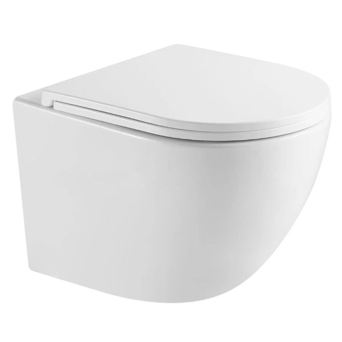 Vägghängd toalettstol Kielle Oudee Compact Vortex Rimless+