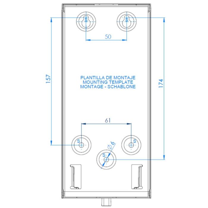 Skumtvålpump Mediclinics DJF0032 vit 1,5 L