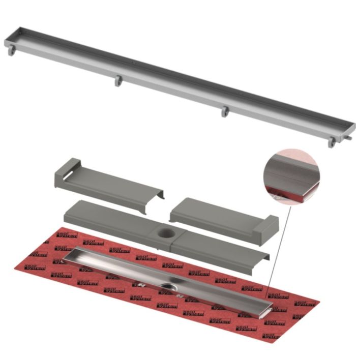 Duschränna TECE TECEdrainline-Evo seinaäärikuga Plate