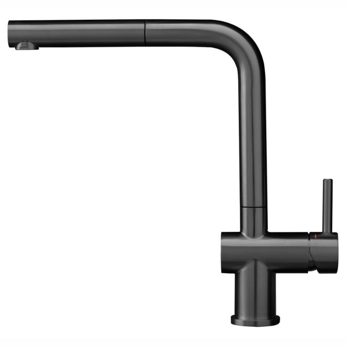 Köksblandare Reginox Cedar Gun Metal II med utdragbar handdusch
