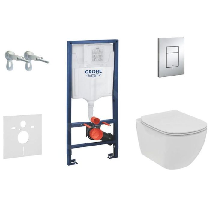 Toalettpaket Grohe Rapid SL + Ideal Standard Tesi + Grohe Skate Cosmopolitan krom