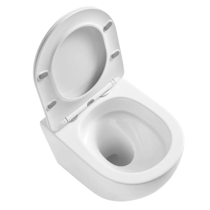 Vägghängd toalettstol Kielle Oudee Compact Vortex Rimless+