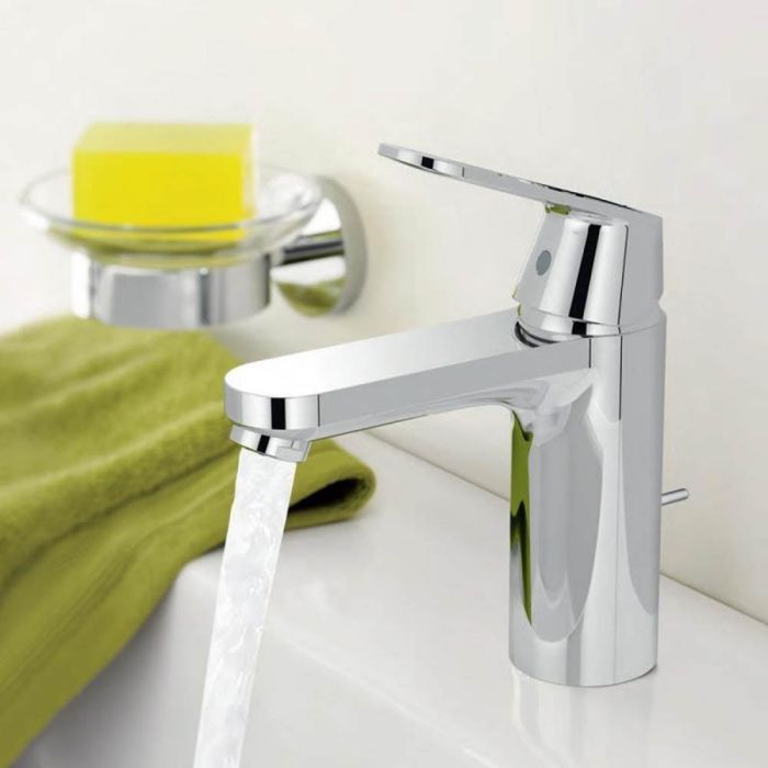 Tvättställsblandare Grohe Eurosmart Cosmopolitan M-Size med bottenventil