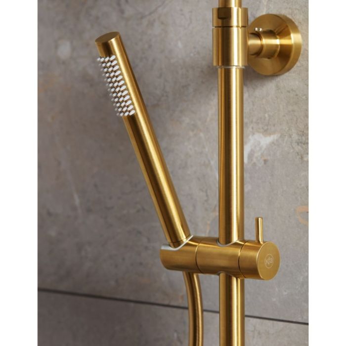 Duschset Armatura Moza Premium Bath borstad guld