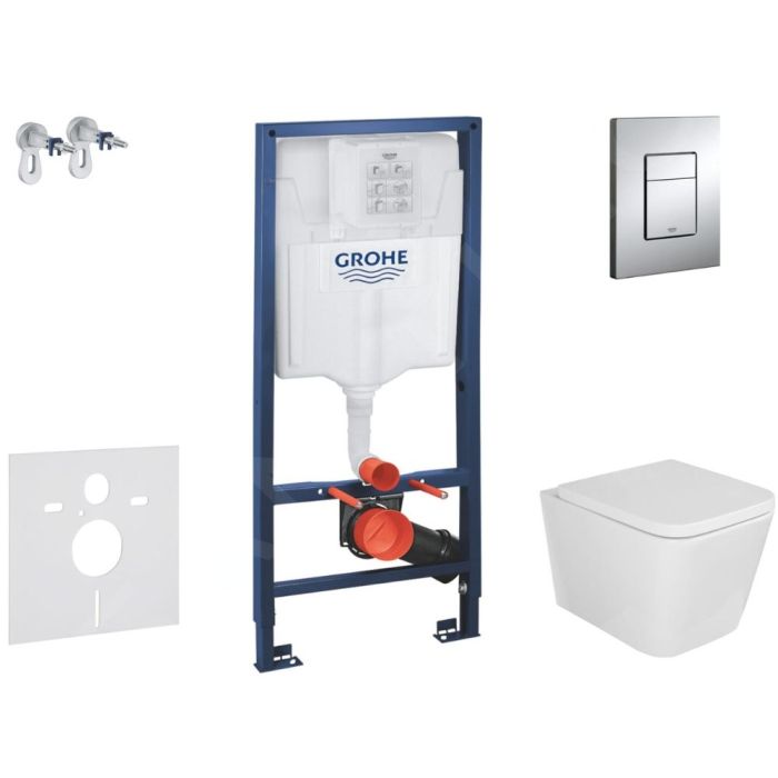 Toalettpaket Grohe Rapid SL + Kielle Arkas + Grohe Skate Cosmopolitan krom