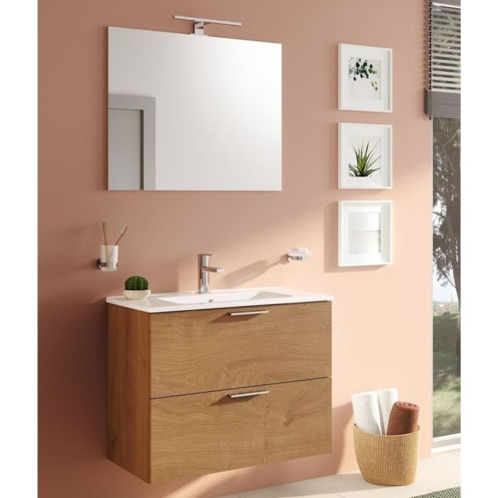 Möbelset VitrA Mia 80 Golden Oak