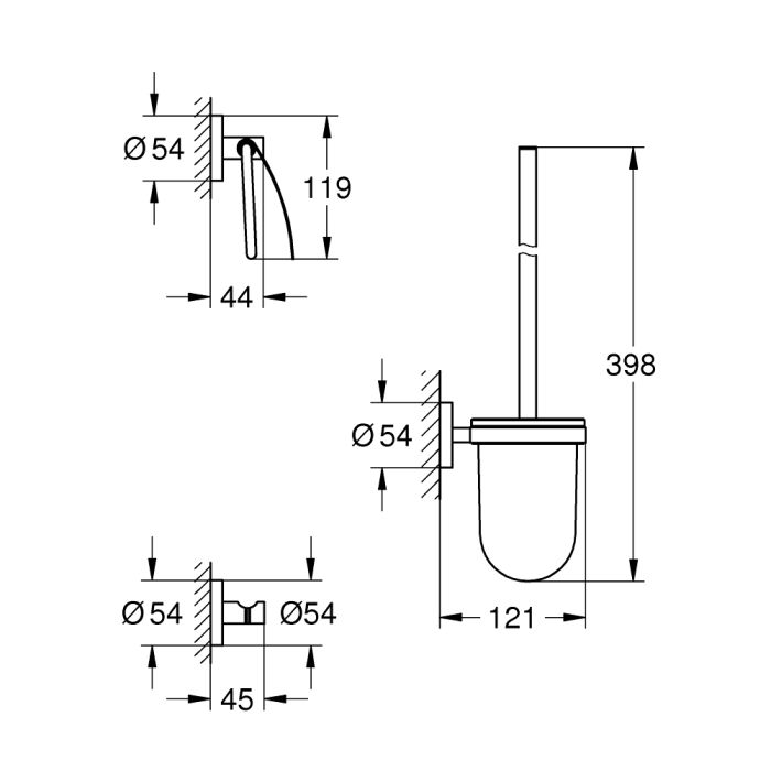 Tillbehörsset Grohe Essentials City