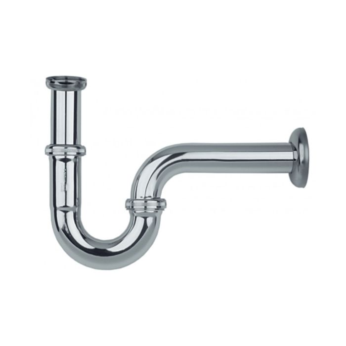 Designvattenlås Armatura Pipe krom vannitoavalamule