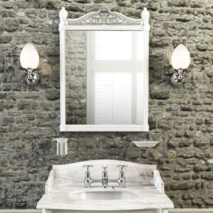 Spegel Burlington Georgian vit