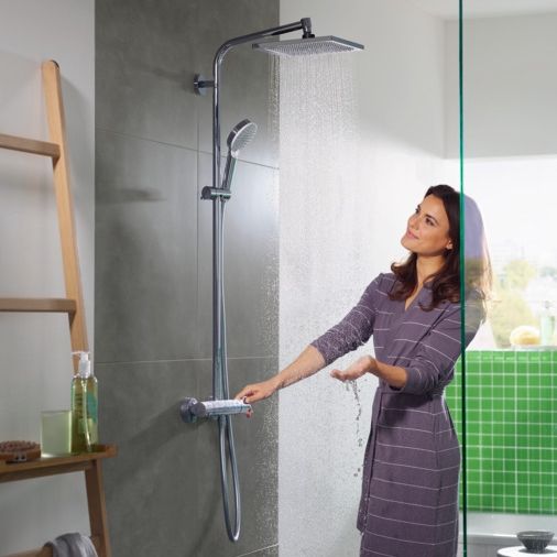 Duschset Hansgrohe Crometta E Showerpipe 240 1jet