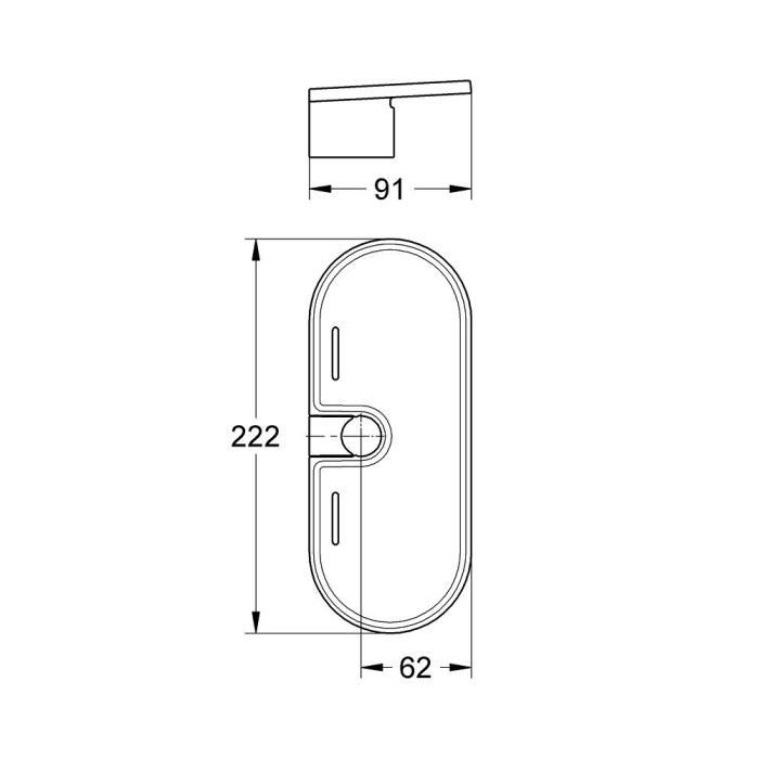 Duschhylla Grohe EasyReach