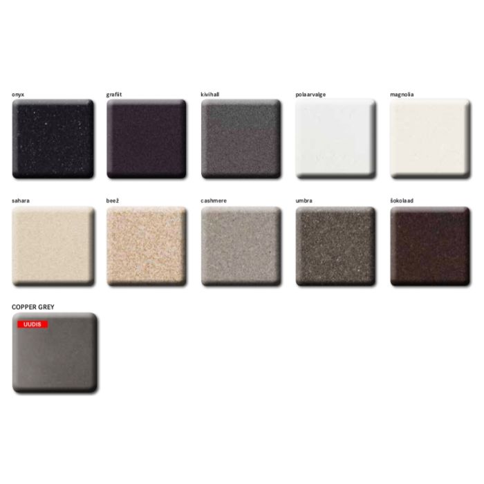 Diskho Franke Maris MRG 651-78 onyx med vridknapp