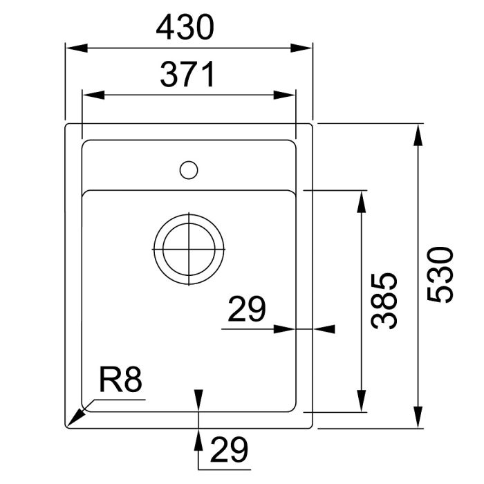 Diskho Franke Sirius SID 610-40 carbon manuell