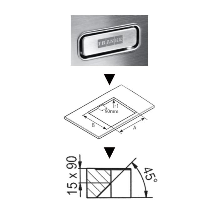 Diskho Franke Mythos MYX 210-70 med spolplatta