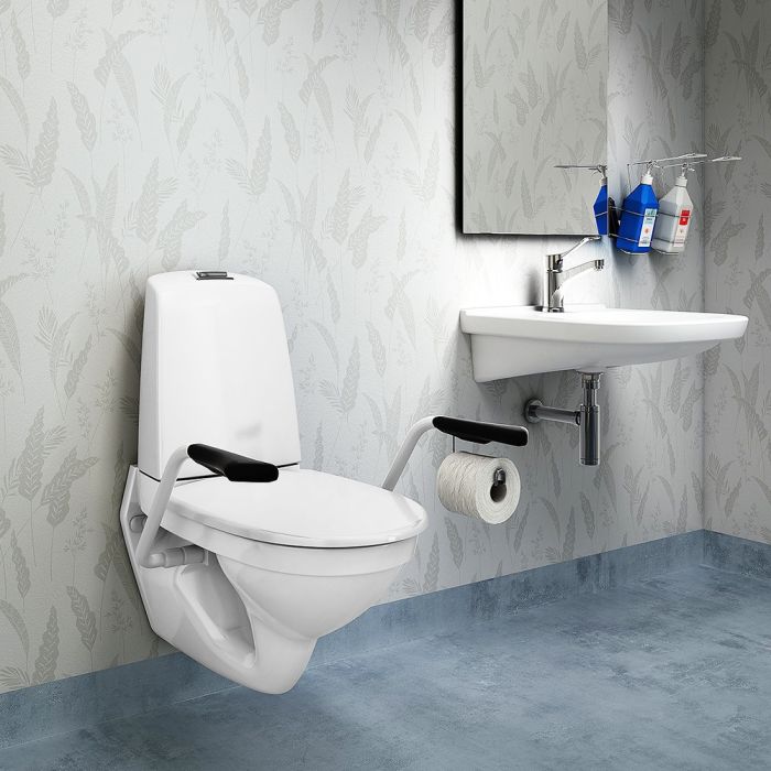 Armstöd Gustavsberg Nautic Care 3055 med toalettsits
