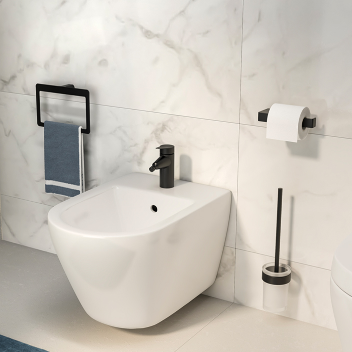 Toalettpappershållare Gedy Pirenei PI24-14 svart