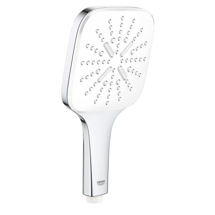 Handdusch Grohe Rainshower SmartActive 130 Cube Moon White
