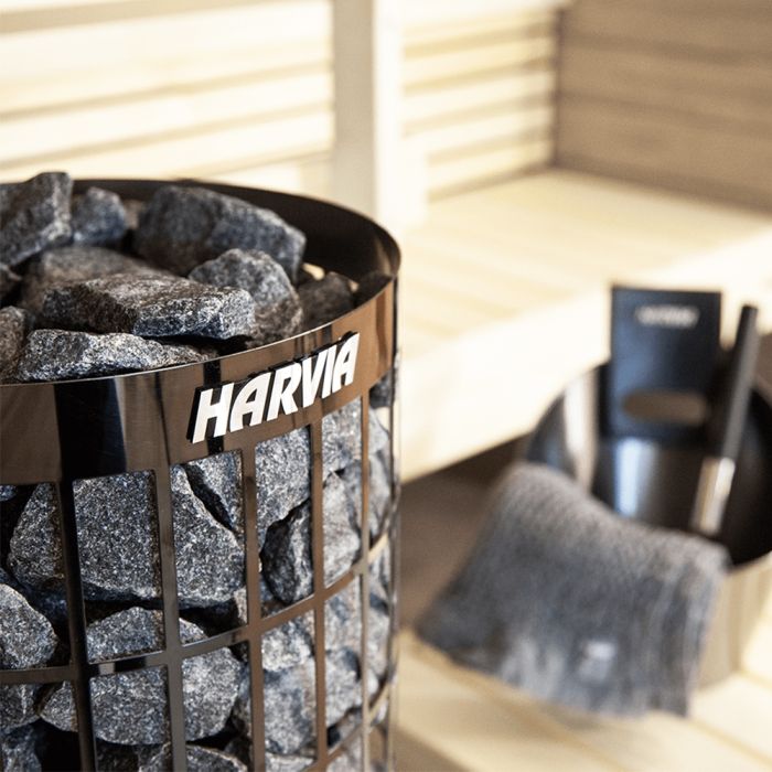 Elektriskt bastuaggregat Harvia Cilindro Black PC90E - Outlet