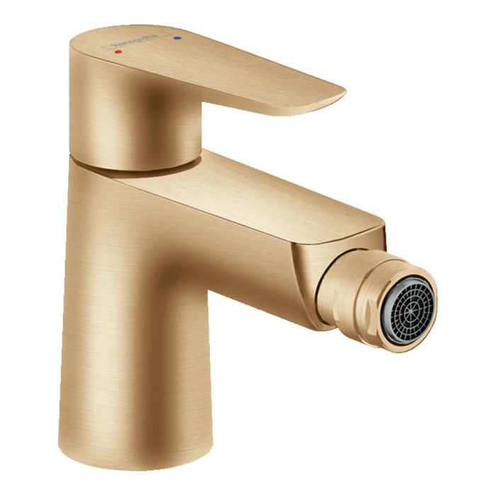 Bidéblandare Hansgrohe Talis E med bottenventil borstad pronks