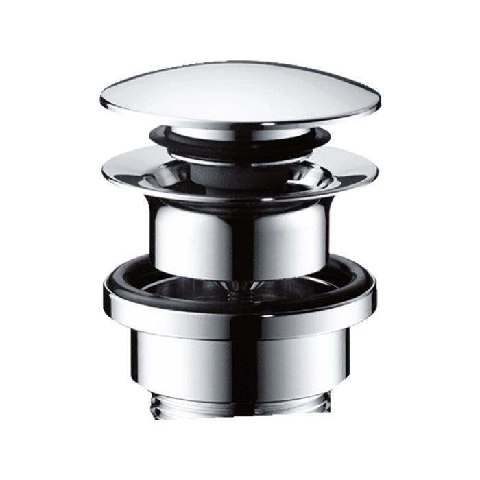 Bottenventil Hansgrohe push-open krom