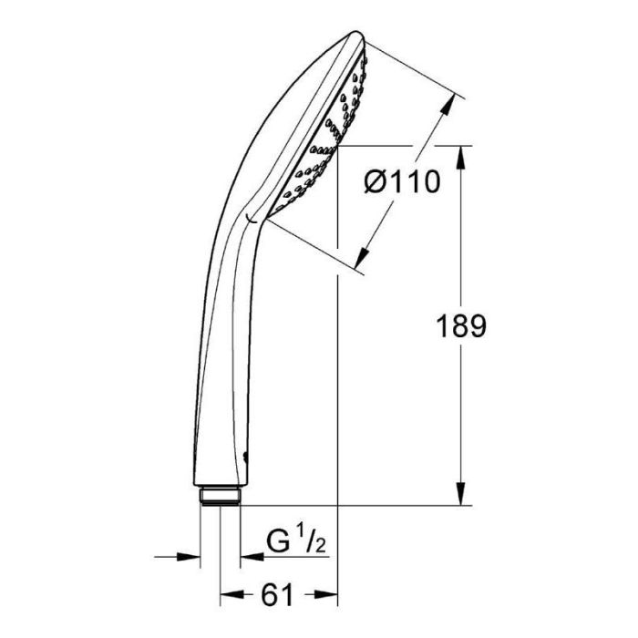Handdusch Grohe Euphoria 110 Mono