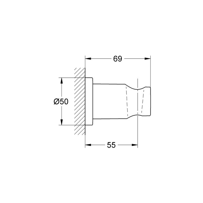 Handduschhållare Grohe Rainshower 27074