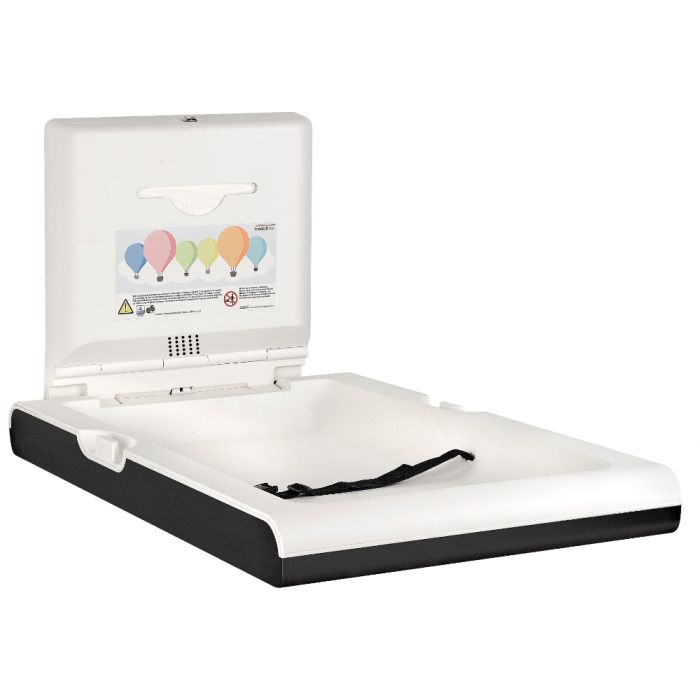 Skötbord Mediclinics BabyMedi® vertikal CP0016VCSB mattsvart