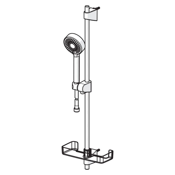 Handduschset Oras Apollo 544-33 mattsvart