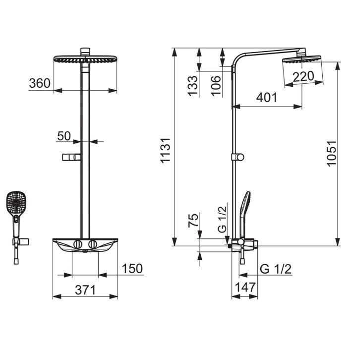 Duschset Oras Esteta 7590-11