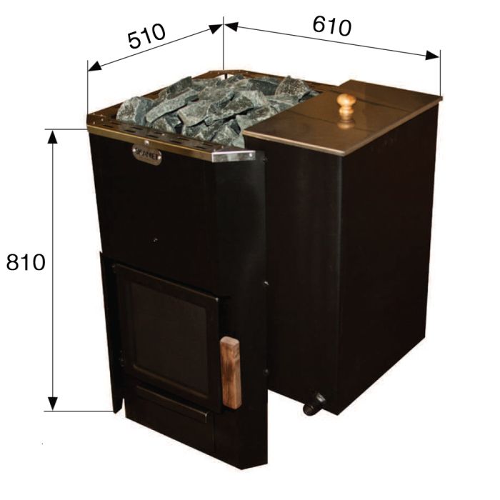 Vedeldat bastuaggregat Skamet P-12040