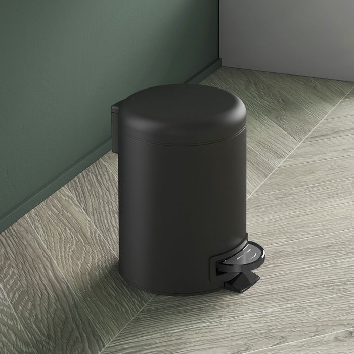 Papperskorg Gedy Potty 5L 3309-14 svart