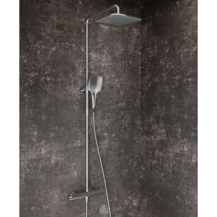Duschset Ravak FL 091 med termostatblandare krom
