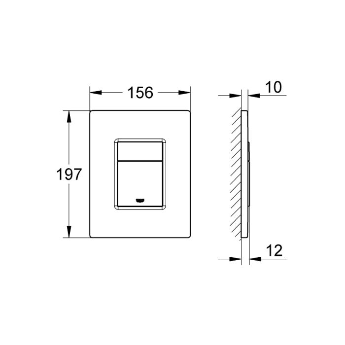 Spolplatta Grohe Even 38966 krom