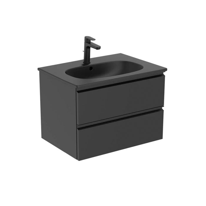 Tvättställsskåp Ideal Standard Tesi 80 T0051 Silk Black