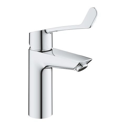 Tvättställsblandare Grohe Eurosmart pika kahvaga M-Size med bottenventil
