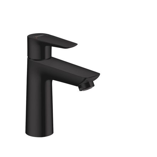 Tvättställsblandare Hansgrohe Talis E 110 mattsvart med bottenventil