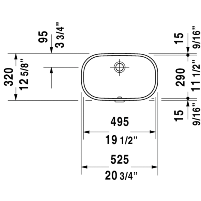 Tvättställ Duravit D-Code 033849