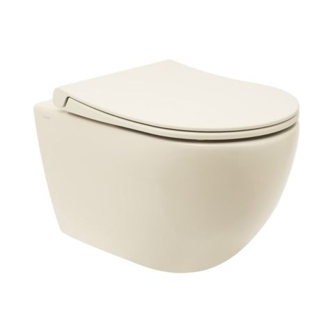 Vägghängd toalettstol VitrA VitrA Project beige