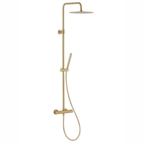Duschset Armatura Moza Premium Bath borstad guld