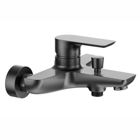 Badkarsblandare Kielle Vega med handdusch Gun Metal